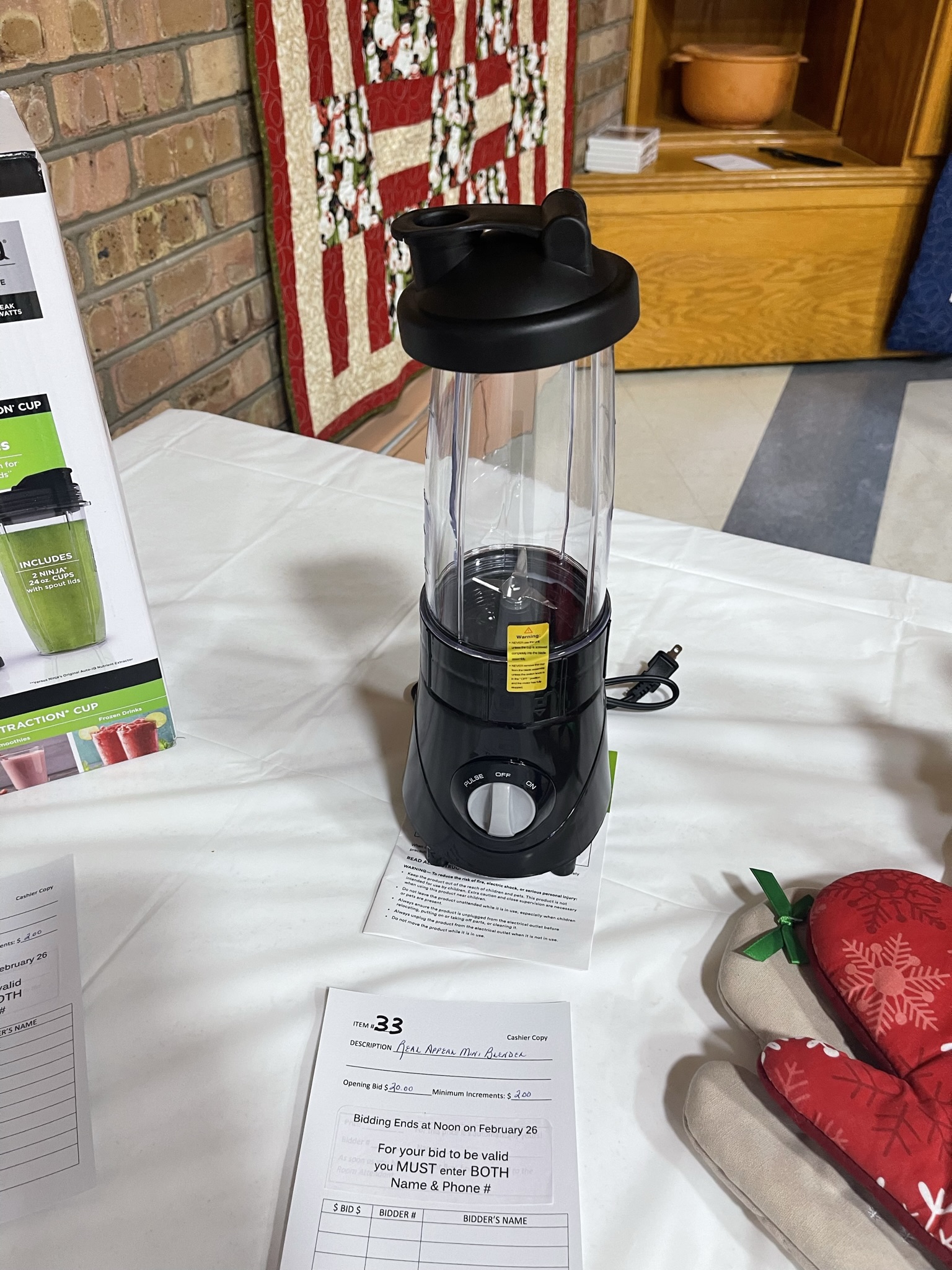 Real Appeal Mini Blender – All Saints Lutheran Church – Orland
